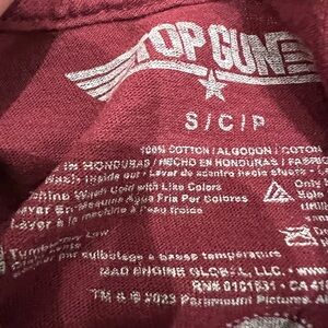 Top Gun Red Graphic T-Shirt